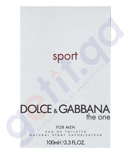 Load image into Gallery viewer, DOLCE &amp; GABBANA 100ML THE ONE SPORT EDT FOR MEN
